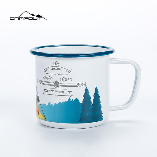 CAMPOUT「户外露营加厚搪瓷杯」马克杯包边口杯珐琅杯 商品图7
