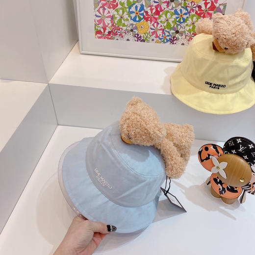 13DeMarz小熊🐻渔夫帽-浅蓝 商品图3