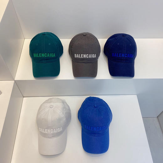 BAL巴黎shi家新款彩色纯棉棒球帽-灰色 商品图8