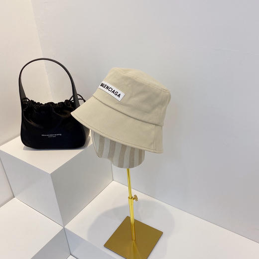 BAL巴黎shi家新款彩色纯棉渔夫🔝帽-卡其 商品图1