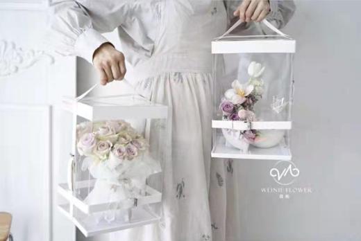 透明圆型方型皮带礼盒--花束@家 商品图8