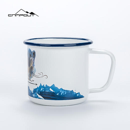 CAMPOUT「户外露营加厚搪瓷杯」马克杯包边口杯珐琅杯 商品图6