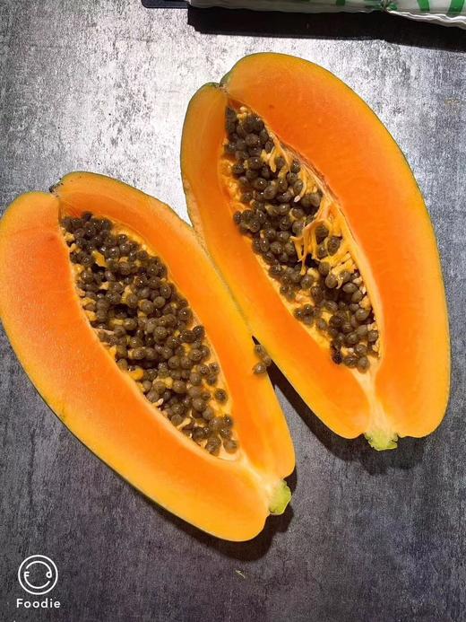 业主福利~【海南树熟冰糖心木瓜】3头/箱，自然成熟，甜度高，口感超棒 商品图2