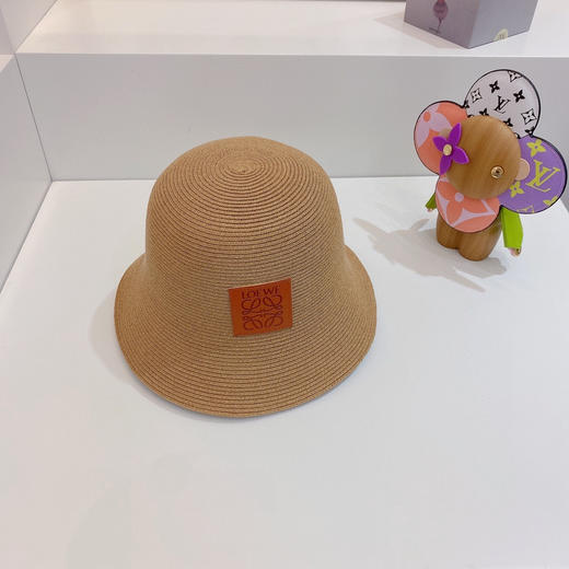 Loewe罗意威春夏新款日本细辫桶帽渔夫帽-棕色 商品图2