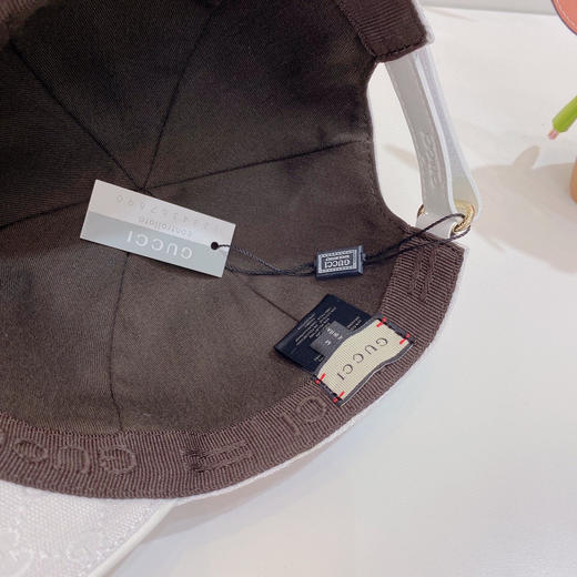 Gucci(古奇)经典原单棒球帽-白色 商品图7