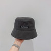 BALENCIAGA巴黎世家新款纯棉小檐渔夫帽-炭灰 商品缩略图0