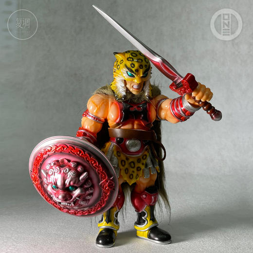 现货 壹工坊 越空之龙系列 豹子头 搪胶潮玩 商品图0