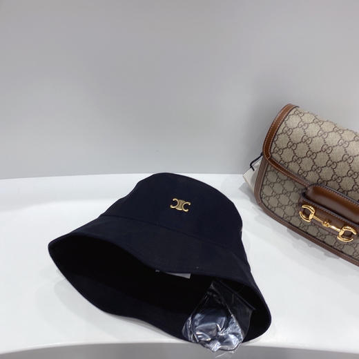 CELINE思琳春夏新款气孔棉布渔夫帽-藏青 商品图6