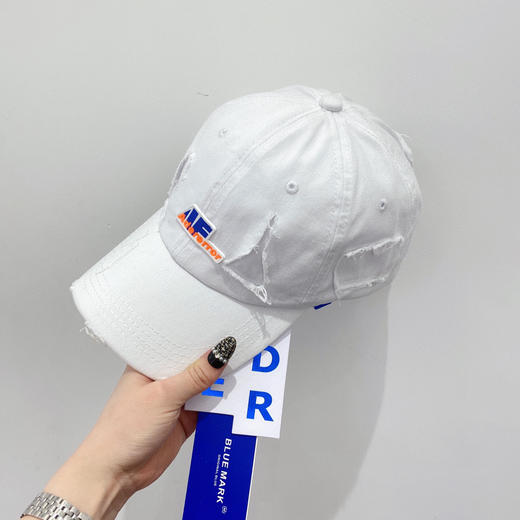 韩国潮牌ADER爆款春夏棒球帽-白色 商品图8