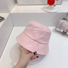 chanel小香shi家新款彩色纯棉渔夫🔝帽-粉色 商品缩略图3