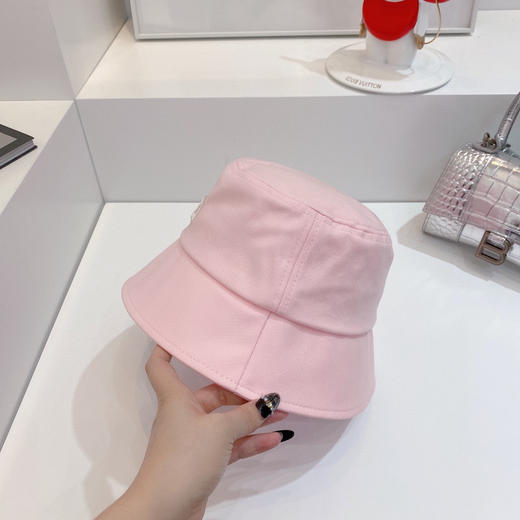 chanel小香shi家新款彩色纯棉渔夫🔝帽-粉色 商品图3