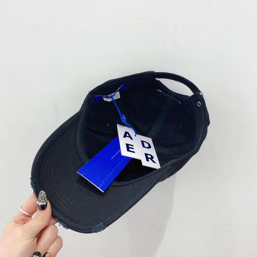 韩国潮牌ADER爆款春夏棒球帽-黑色 商品图8