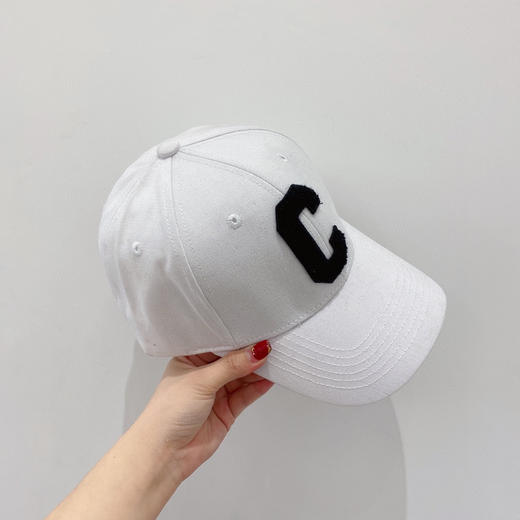 Celine思琳2021春夏秀场同款字母C棒球帽-白色 商品图4