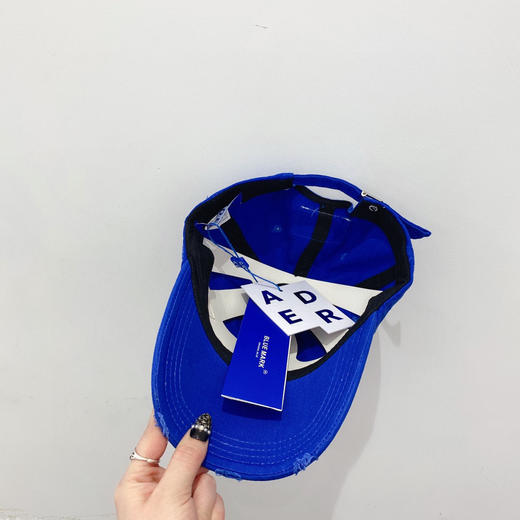 韩国潮牌ADER爆款春夏棒球帽-蓝色 商品图4