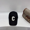 Celine思琳2021春夏秀场同款字母C棒球帽-黑色 商品缩略图1