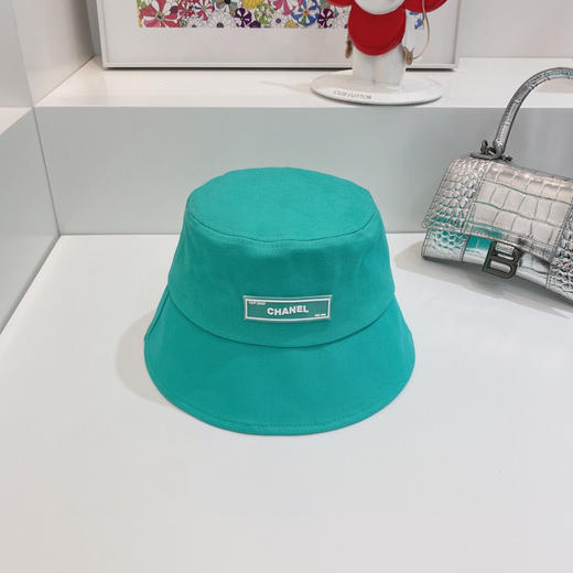 chanel小香shi家新款彩色纯棉渔夫🔝帽-蒂夫尼蓝 商品图1