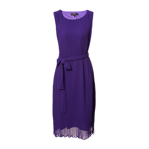 EITIE爱特爱夏季新款时尚舒适宽松显瘦压褶收腰无袖A版连衣裙6207946 商品图4