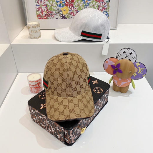 Gucci(古奇)经典原单棒球帽-棕色 商品图2
