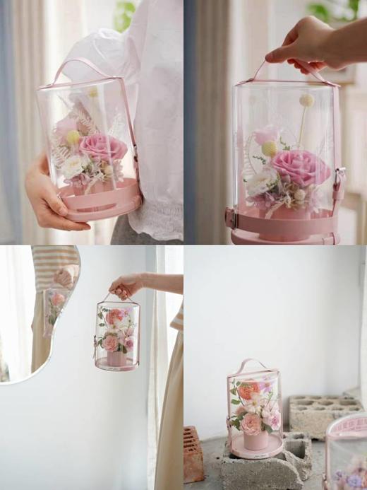 透明圆型方型皮带礼盒--花束@家 商品图10