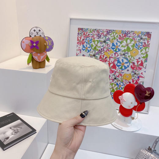 chanel小香shi家新款彩色纯棉渔夫🔝帽-卡其 商品图1