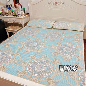 泰国皇家天然抗菌天丝乳胶凉席三件套 舒适透气93％天然乳胶  云母床笠款新款