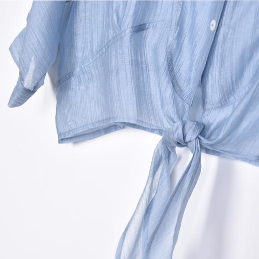 SAINT L’UCK/圣媛女装新夏季轻薄简约款纯色上衣，衬衫SA220A22 商品图2