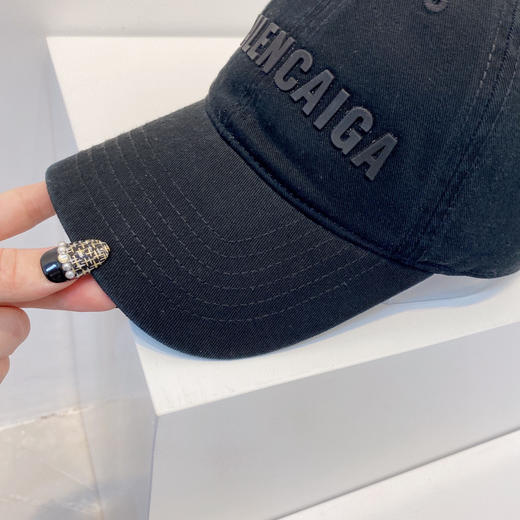 BAL巴黎shi家新款彩色纯棉棒球帽-墨绿 商品图7