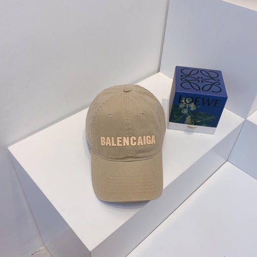 BAL巴黎shi家新款彩色纯棉棒球帽-卡其 商品图2