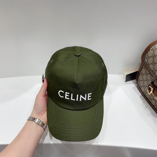 CELINE塞琳春夏彩色棒球帽-军绿 商品图4