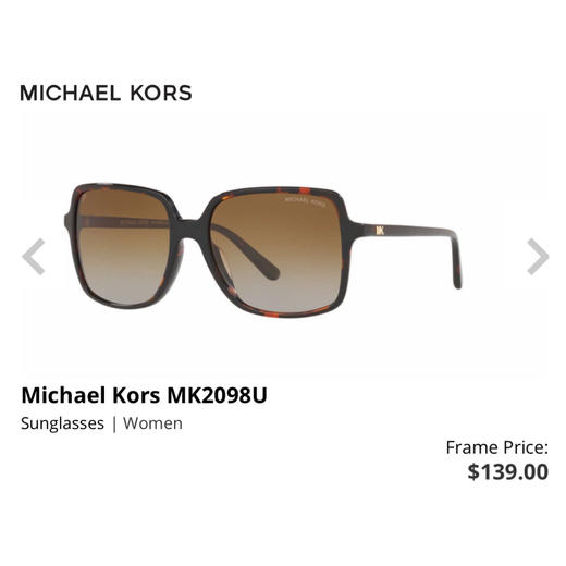 MK 方框大框女款太阳镜时尚墨镜 商品图0