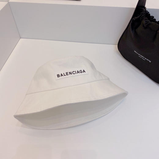 BAL巴黎shi家新款彩色纯棉渔夫🔝帽-白色 商品图5