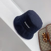 BALENCIAGA巴黎世家新款纯棉小檐渔夫帽-藏青 商品缩略图2