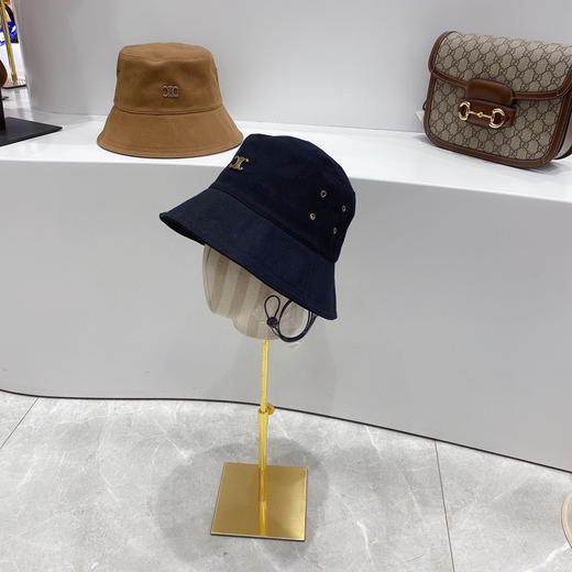 CELINE思琳春夏新款气孔棉布渔夫帽-藏青 商品图1