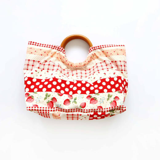 HUJI祤集Noble手提包插画几何小草莓 商品图2