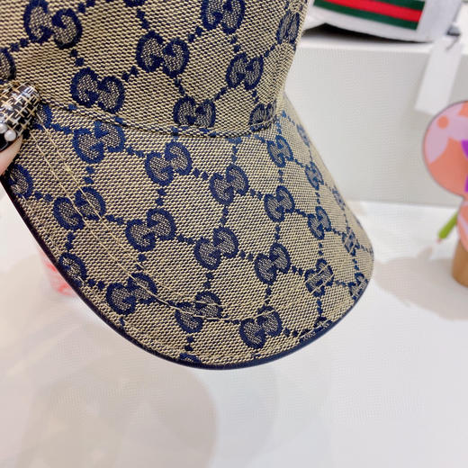 Gucci(古奇)经典原单棒球帽-蓝色 商品图4
