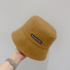 BALENCIAGA巴黎世家新款纯棉小檐渔夫帽-棕色 商品缩略图1
