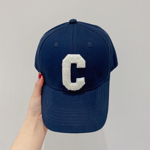 Celine思琳2021春夏秀场同款字母C棒球帽-蓝色 商品图3