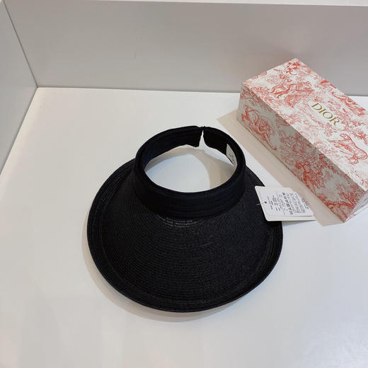 日本原单CA4LA高品质空顶防晒草帽-黑色 商品图6