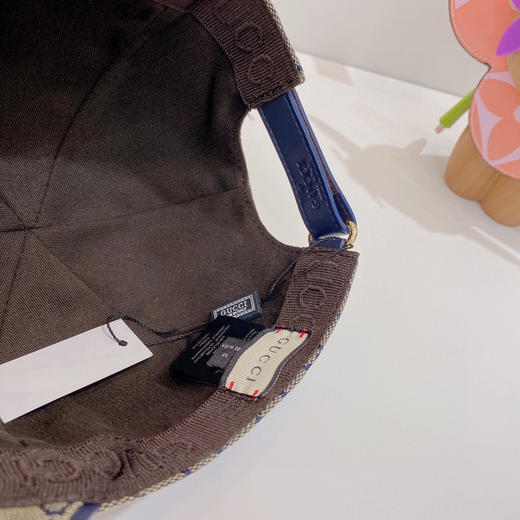 Gucci(古奇)经典原单棒球帽-蓝色 商品图7