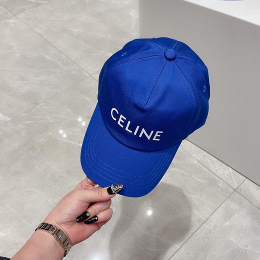 CELINE塞琳春夏彩色棒球帽-蓝色 商品图2