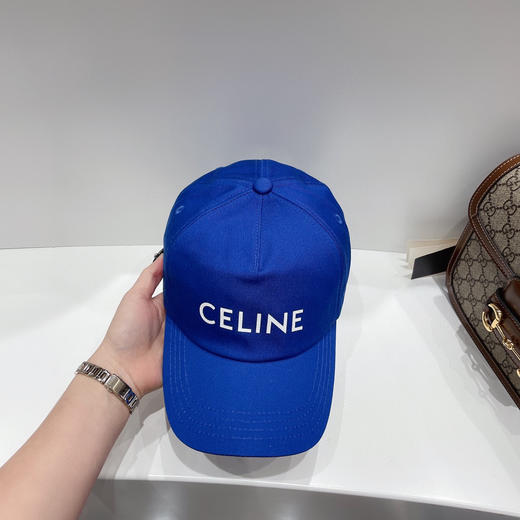 CELINE塞琳春夏彩色棒球帽-蓝色 商品图1