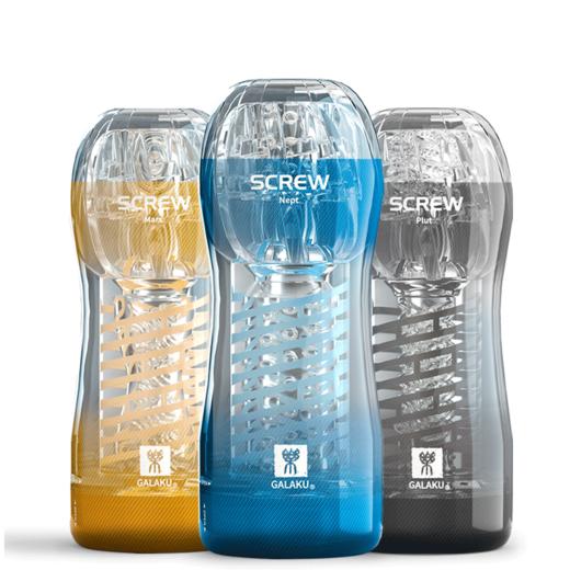 【男用器具】GALAKU SCREW III 旋吸训练飞机杯 商品图1