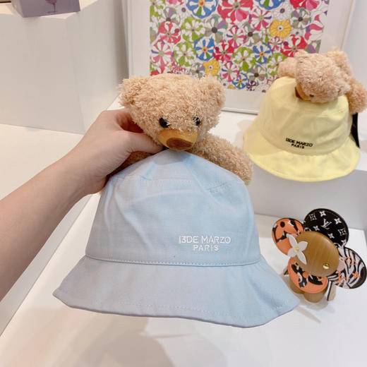 13DeMarz小熊🐻渔夫帽-浅蓝 商品图0