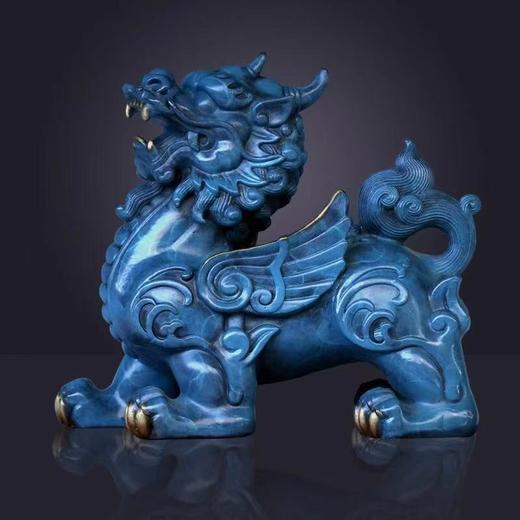 全铜彩绘貔貅摆件，家居玄关酒柜办公装饰品 商品图2