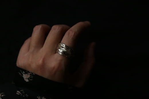 CHEZ BOQUE 羁绊系列原创手工925银戒指《缠绕26号》 商品图6