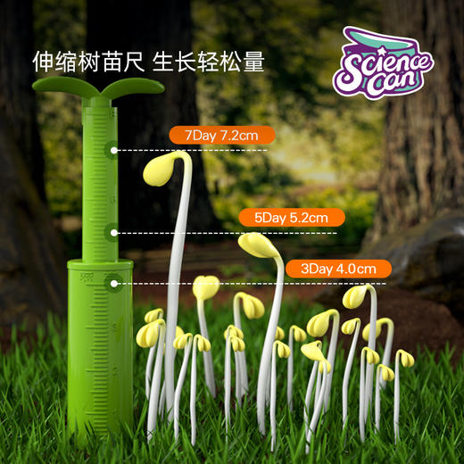 【孟德尔培育舱】科学罐头 儿童种植小盆栽迷你立体植物观察实验盒 商品图4
