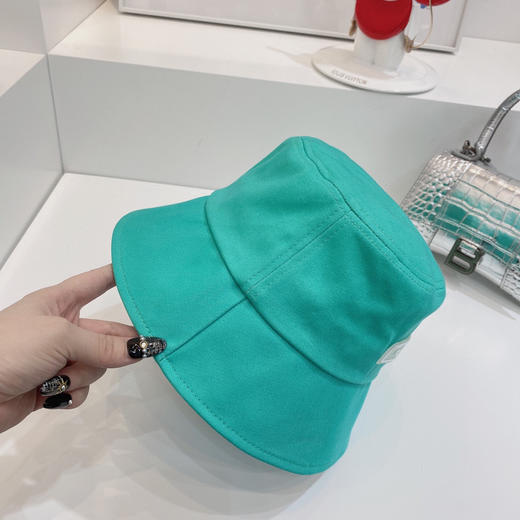 chanel小香shi家新款彩色纯棉渔夫🔝帽-蒂夫尼蓝 商品图3