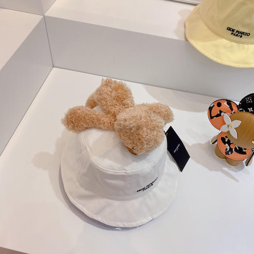 13DeMarz小熊🐻渔夫帽-白色 商品图2