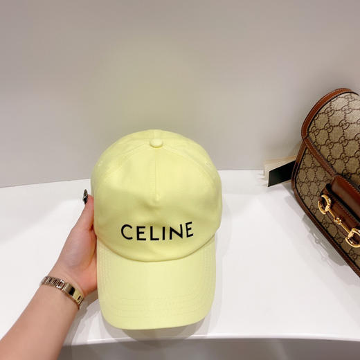 CELINE塞琳彩色棒球帽-黄色 商品图4