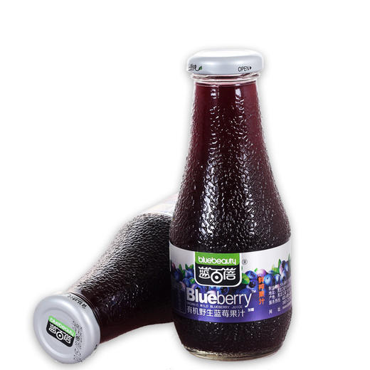 蓝百蓓有机野生蓝莓果汁300ml/瓶 商品图1